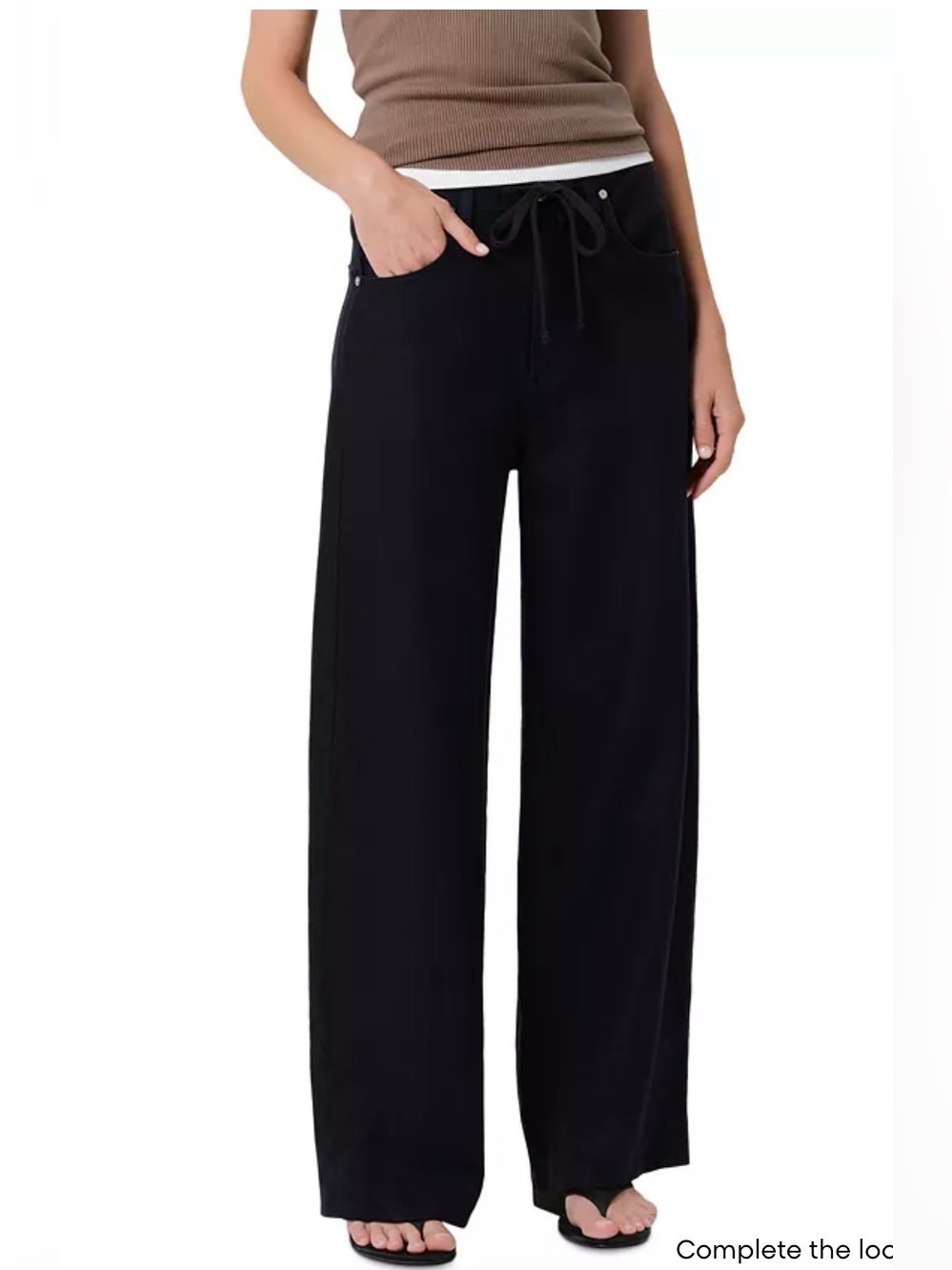 ‼️NWOT Citizens of Humanity Brynn Wide Leg Linen Pants True Navy